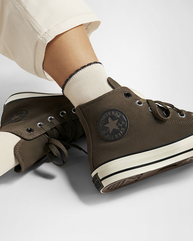 Converse Chuck Taylor All Star Velúr Fekete | 135DOTNVZ