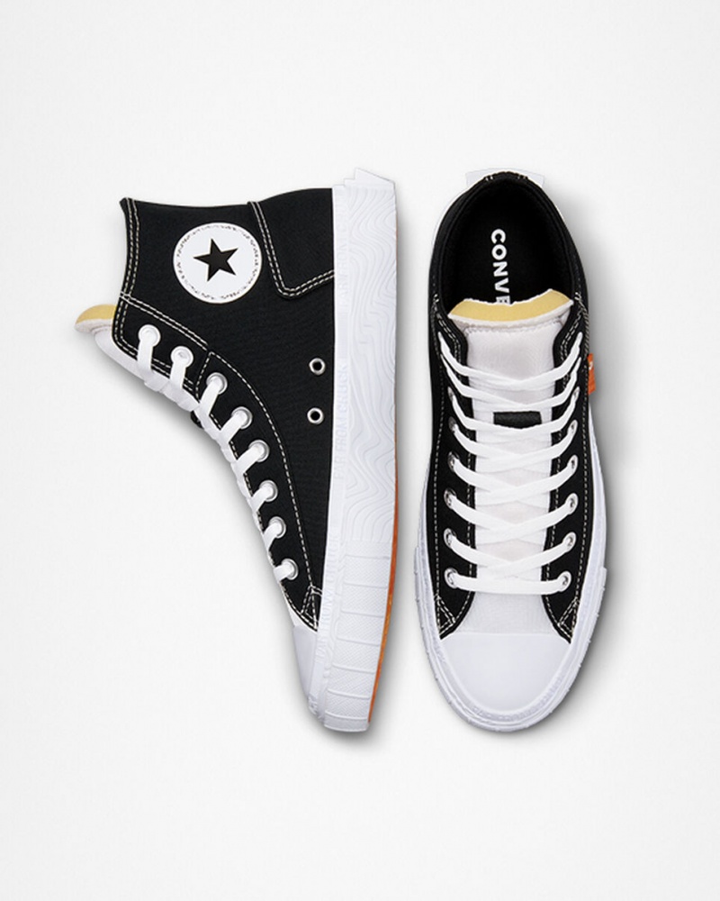 Converse Chuck Taylor Alt Star Vászon Fekete Fehér Fehér | 436TRAEZY