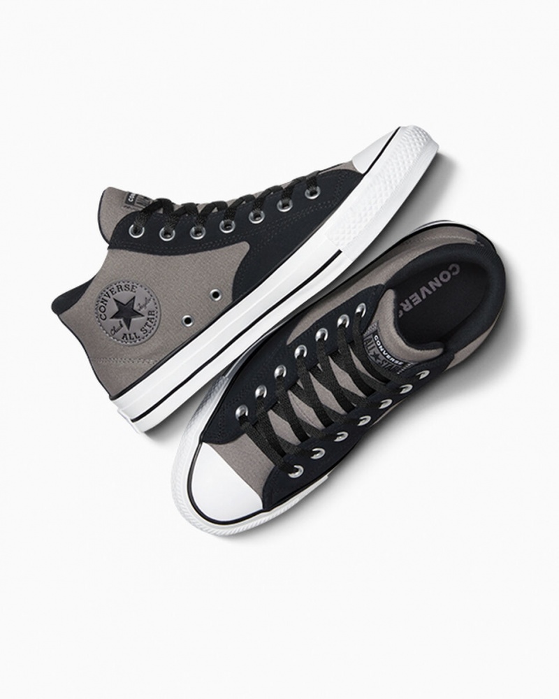 Converse Chuck Taylor Malden Utcai Fekete Fehér | 129UIQFYV