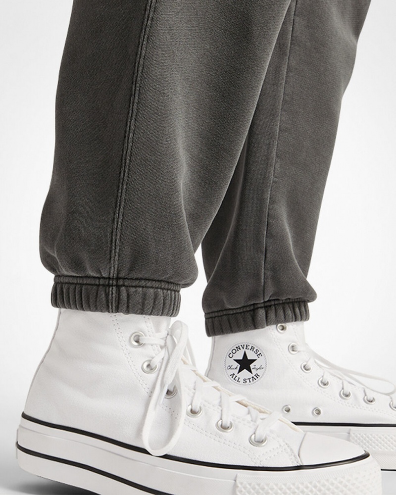 Converse Converse Go-To Sneaker Patch Loose-Fit Sweatpants Fekete | 689JWHESM