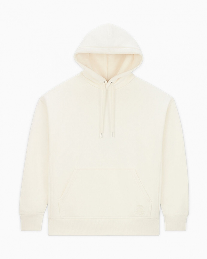 Converse Converse Gold Standard Loose-Fit Pullover Hoodie Egret | 641VEBDYJ