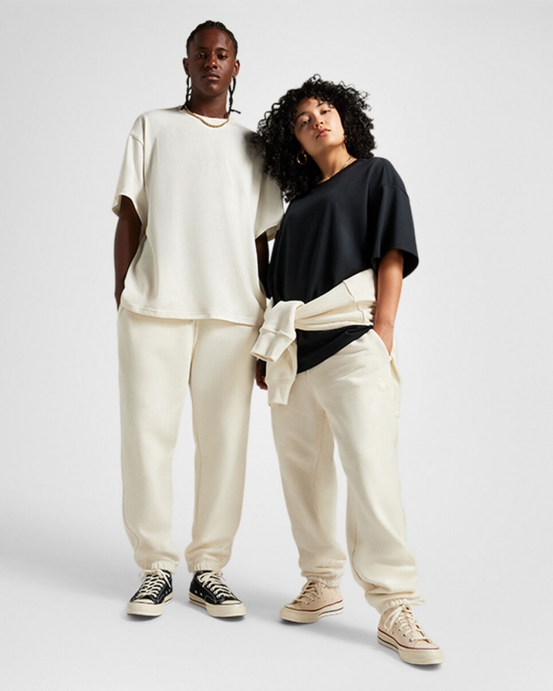 Converse Converse Gold Standard Loose-Fit Sweatpants Egret | 134LFBCRP