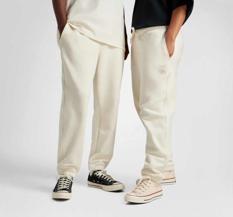 Converse Converse Gold Standard Loose-Fit Sweatpants Egret | 134LFBCRP