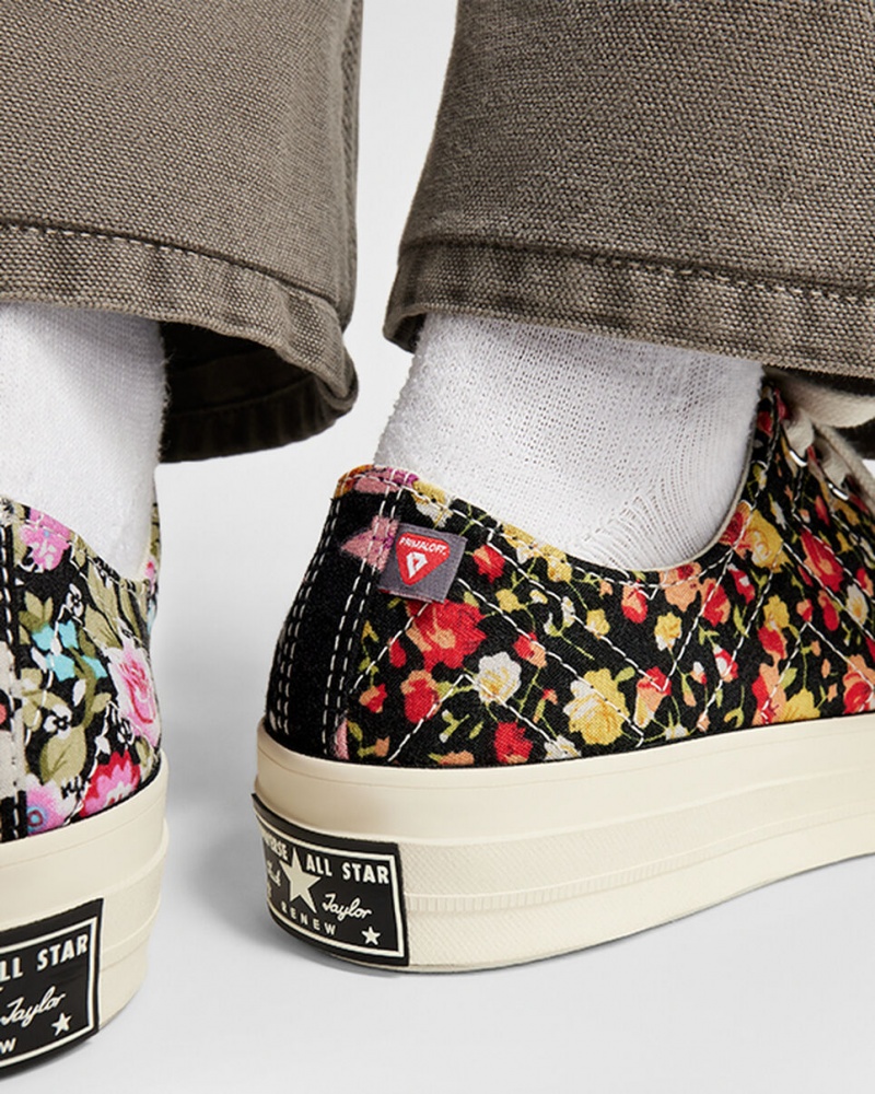 Converse Converse Upcycled Floral Chuck 70 Fekete Fekete | 846AZIKSR