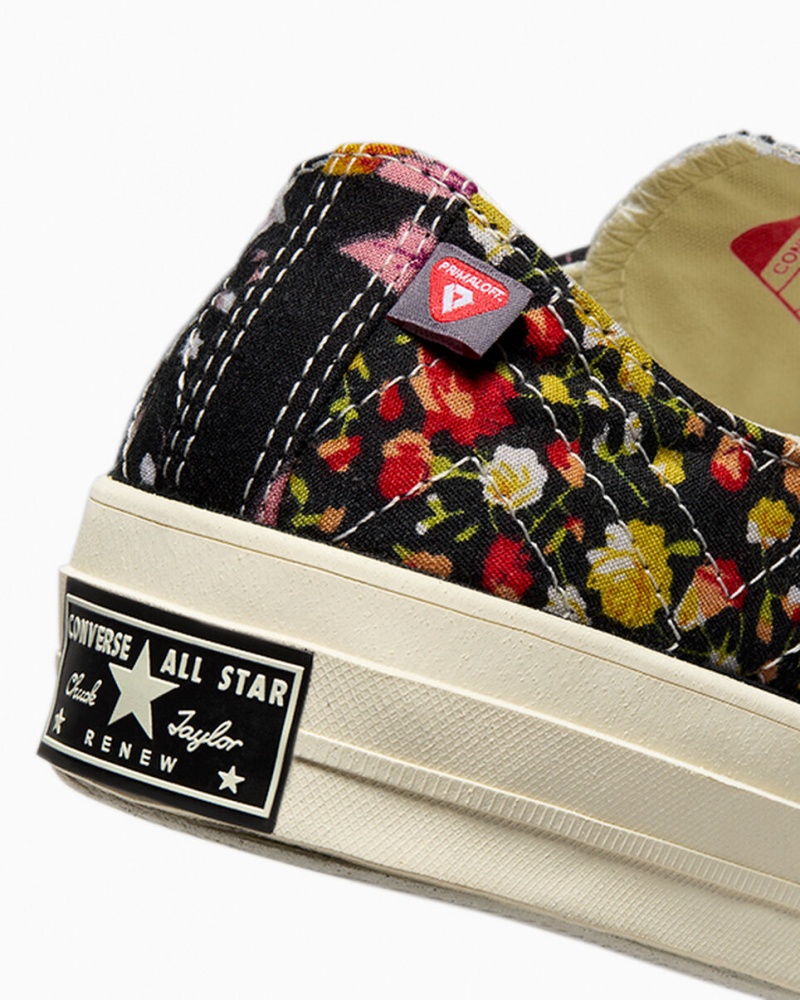 Converse Converse Upcycled Floral Chuck 70 Fekete Fekete | 846AZIKSR