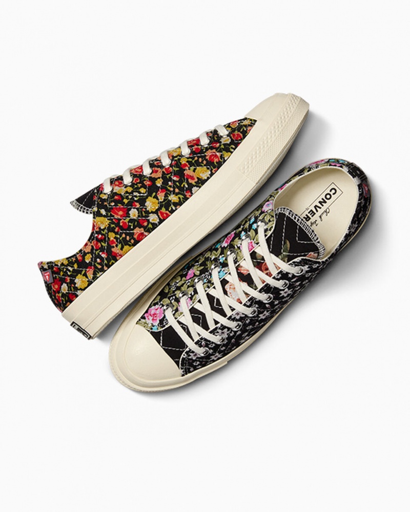 Converse Converse Upcycled Floral Chuck 70 Fekete Fekete | 846AZIKSR