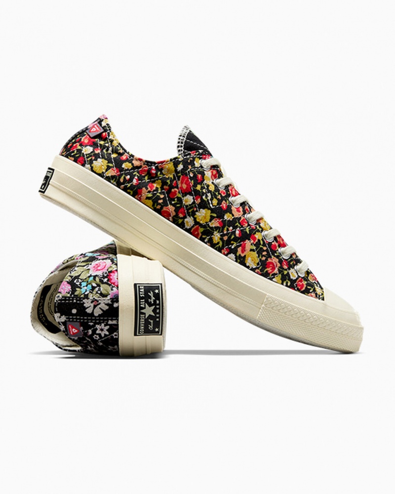 Converse Converse Upcycled Floral Chuck 70 Fekete Fekete | 846AZIKSR