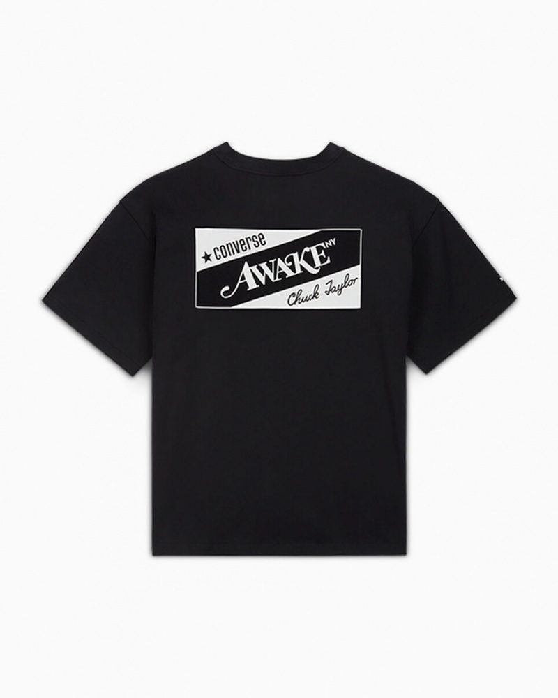 Converse Converse x Awake NY Jersey T-Shirt Fekete | 175BCUYEW