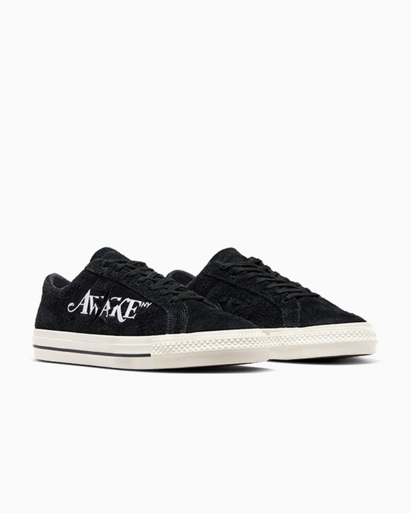 Converse Converse x Awake NY One Star Pro Fekete Fehér | 570QHRTIE