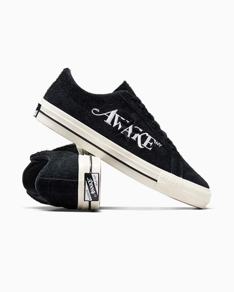 Converse Converse x Awake NY One Star Pro Fekete Fehér | 570QHRTIE