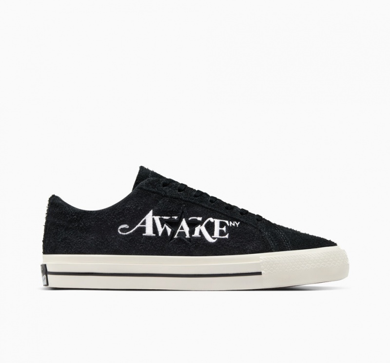 Converse Converse x Awake NY One Star Pro Fekete Fehér | 570QHRTIE