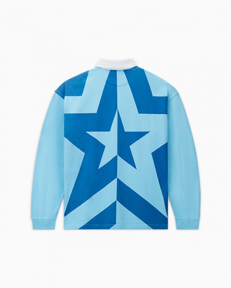 Converse Converse x Awake NY Rugby Shirt Baltic Sea | 961WUTBDK