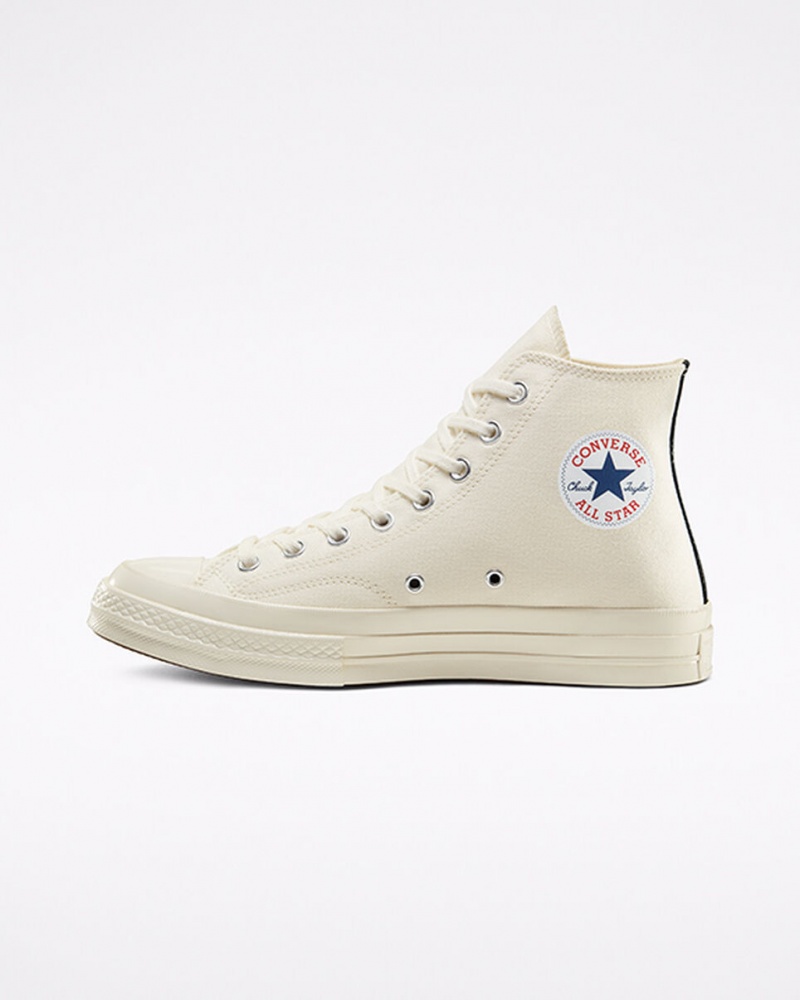 Converse Converse x Comme des Garçons PLAY Chuck 70 Fehér Piros | 382QLPOZM