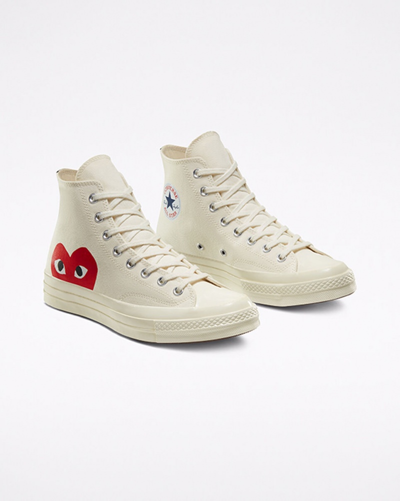 Converse Converse x Comme des Garçons PLAY Chuck 70 Fehér Piros | 382QLPOZM