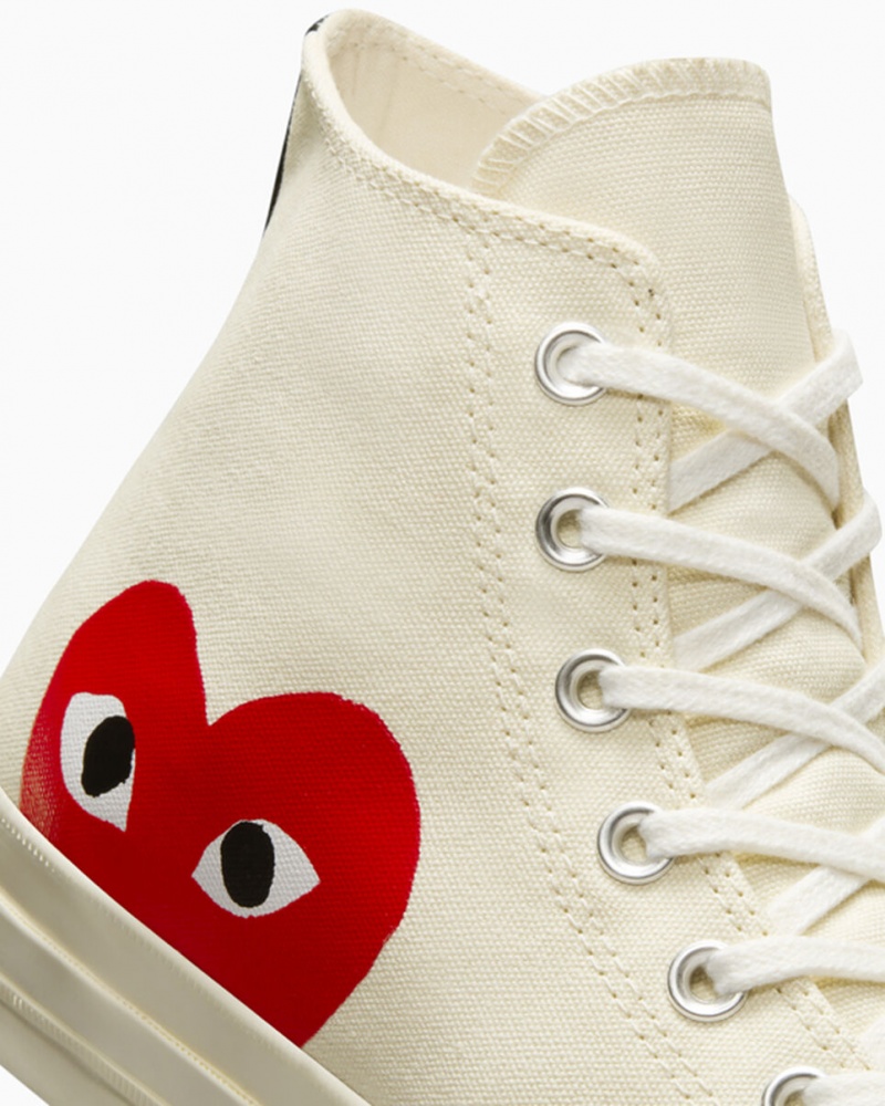 Converse Converse x Comme des Garçons PLAY Chuck 70 Fehér Piros | 382QLPOZM