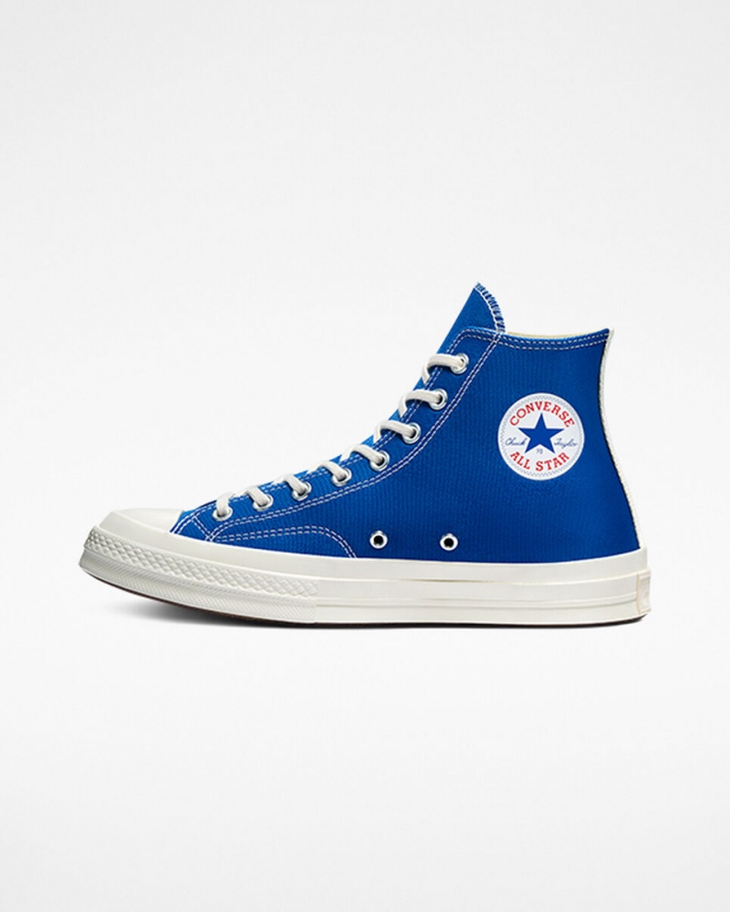 Converse Converse x Comme des Garçons PLAY Chuck 70 Kék Fekete | 725VCPRUS