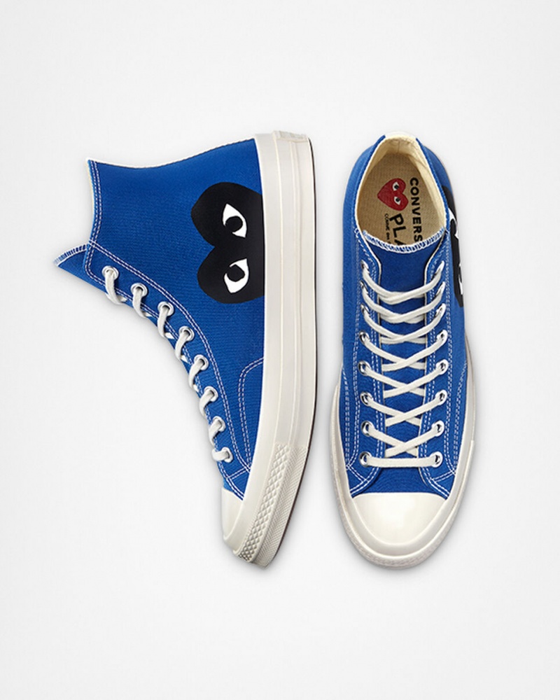 Converse Converse x Comme des Garçons PLAY Chuck 70 Kék Fekete | 725VCPRUS