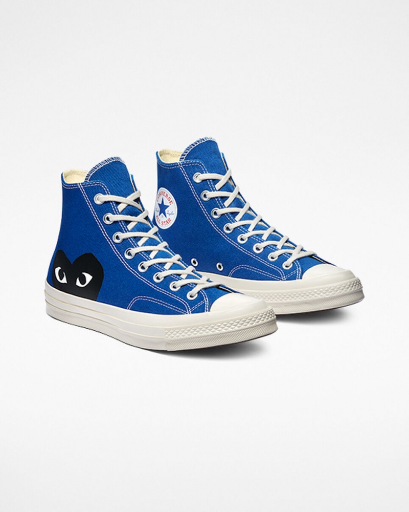 Converse Converse x Comme des Garçons PLAY Chuck 70 Kék Fekete | 725VCPRUS