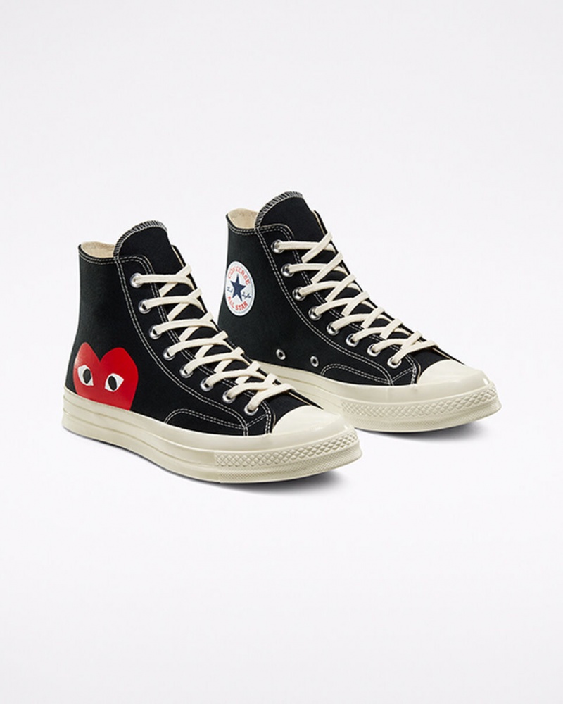 Converse Converse x Comme des Garçons PLAY Chuck 70 Fekete Fehér Piros | 543IJFTBU