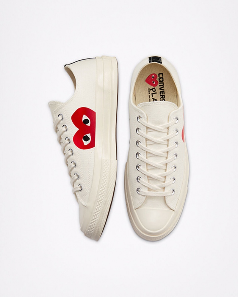 Converse Converse x Comme des Garçons PLAY Chuck 70 Fehér Piros | 746ZKSYNI