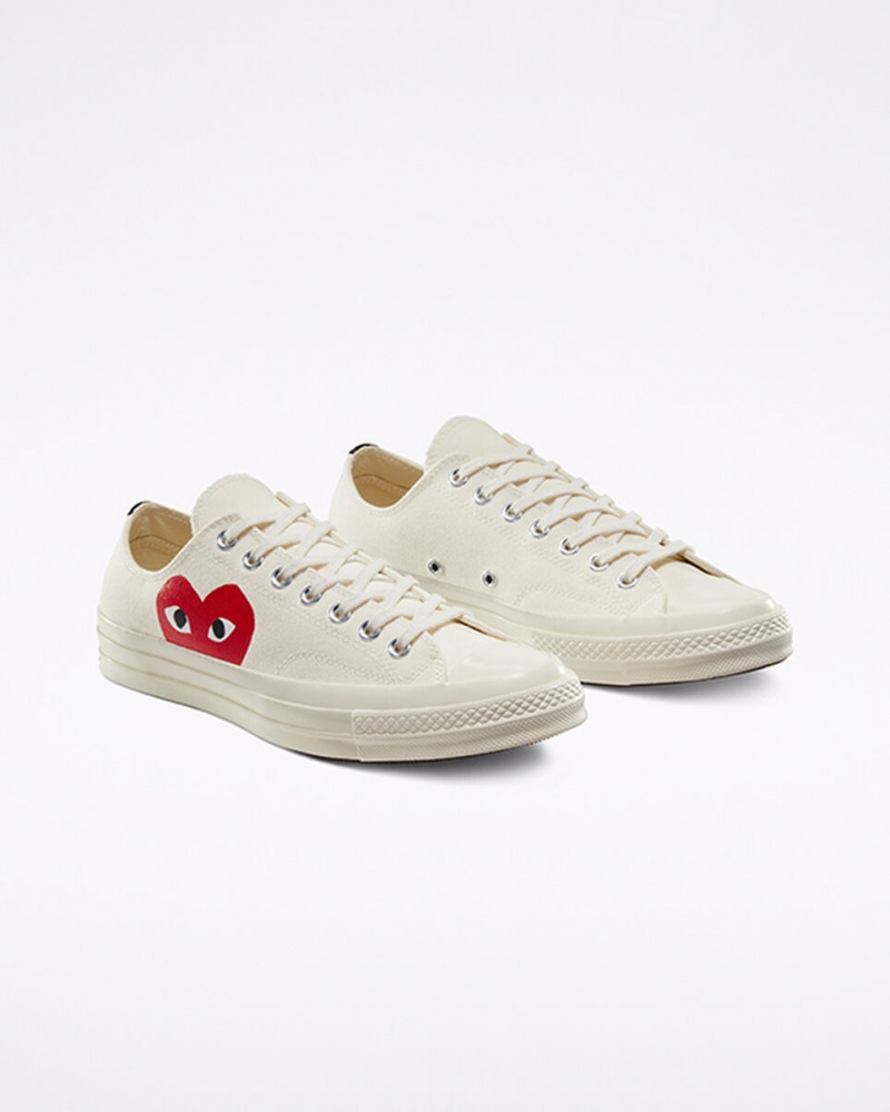 Converse Converse x Comme des Garçons PLAY Chuck 70 Fehér Piros | 746ZKSYNI