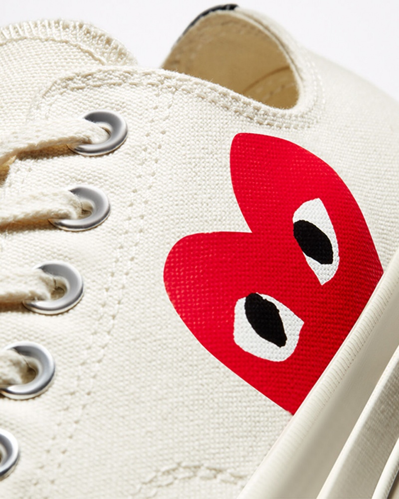 Converse Converse x Comme des Garçons PLAY Chuck 70 Fehér Piros | 746ZKSYNI