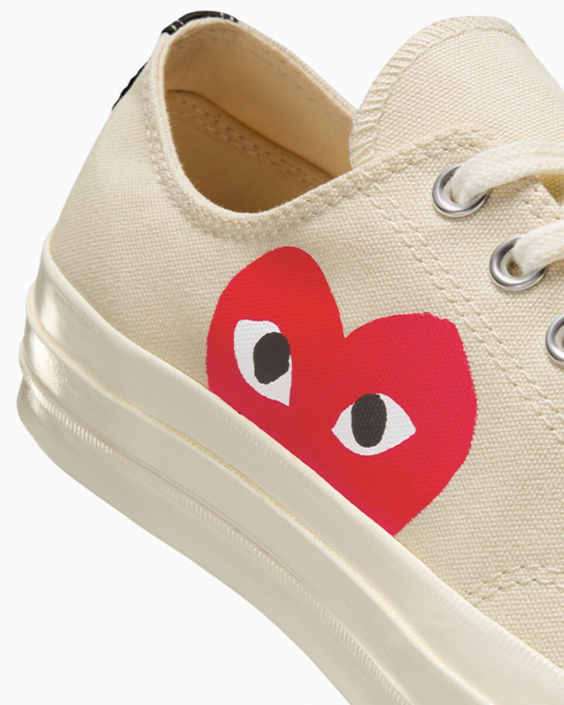 Converse Converse x Comme des Garçons PLAY Chuck 70 Fehér Piros | 746ZKSYNI