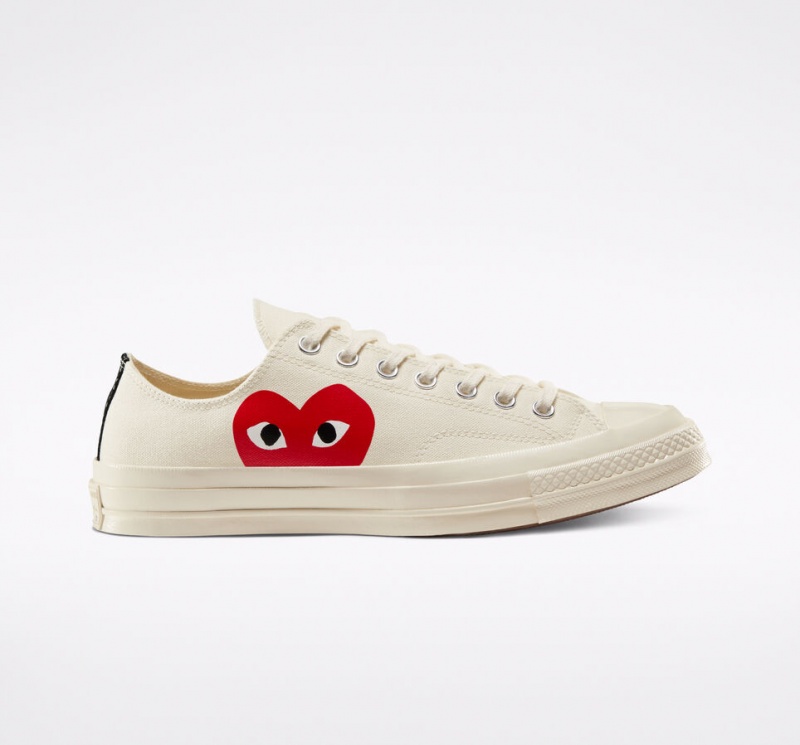 Converse Converse x Comme des Garçons PLAY Chuck 70 Fehér Piros | 276HAPDZY