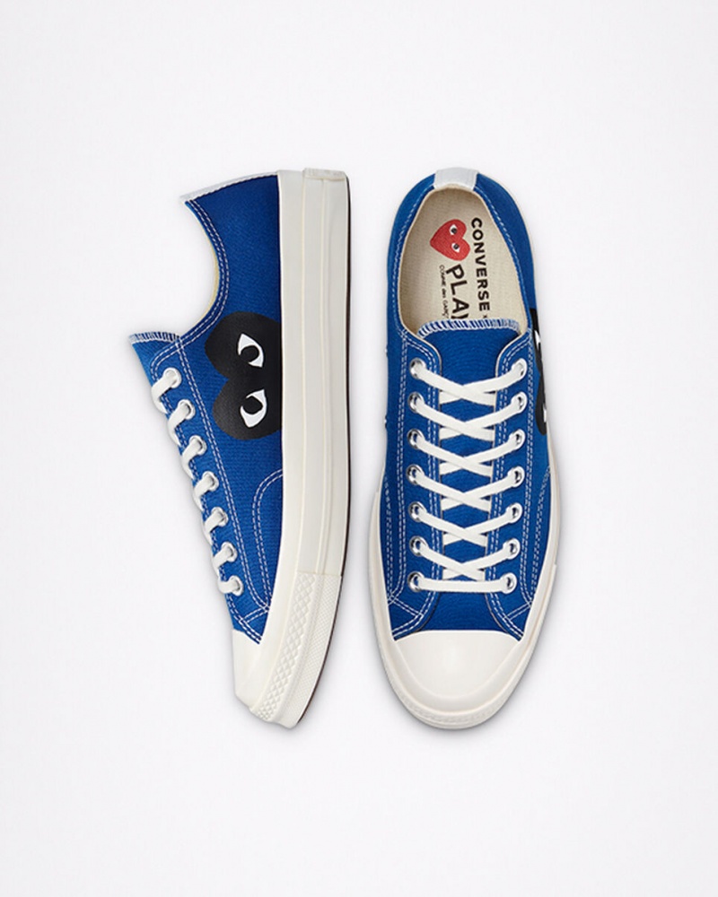 Converse Converse x Comme des Garçons PLAY Chuck 70 Kék Fekete | 183BXDWHC