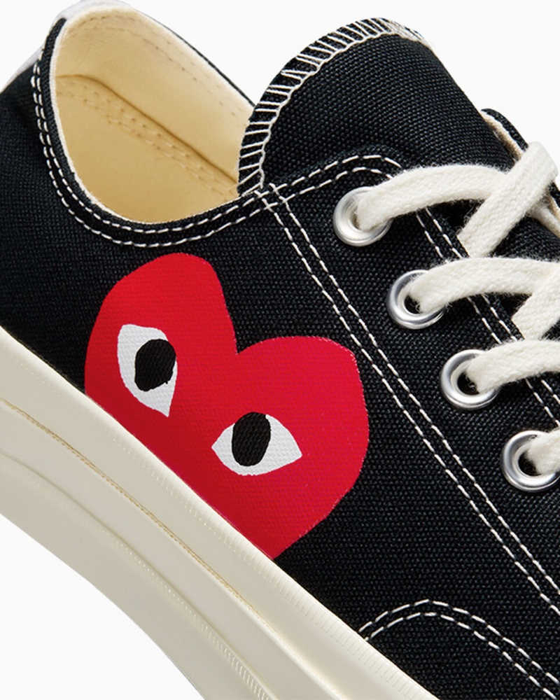 Converse Converse x Comme des Garçons PLAY Chuck 70 Fekete Fehér Piros | 620ILKHGC