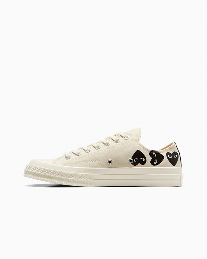 Converse Converse x Comme des Garçons PLAY Chuck 70 Multi Heart Fekete | 048FCRXTQ