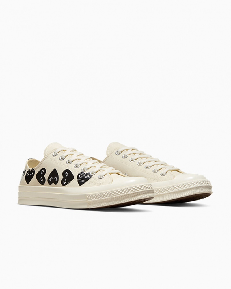 Converse Converse x Comme des Garçons PLAY Chuck 70 Multi Heart Fekete | 048FCRXTQ