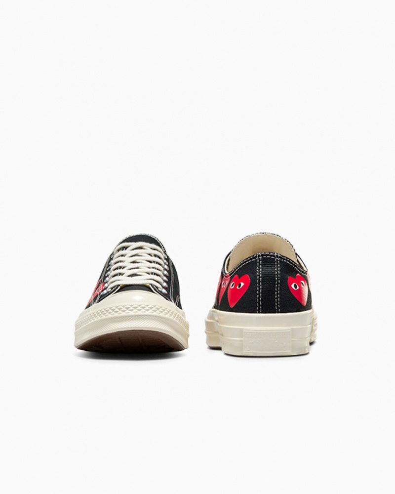 Converse Converse x Comme des Garçons PLAY Chuck 70 Multi Heart Fekete Piros | 602GSAWMI