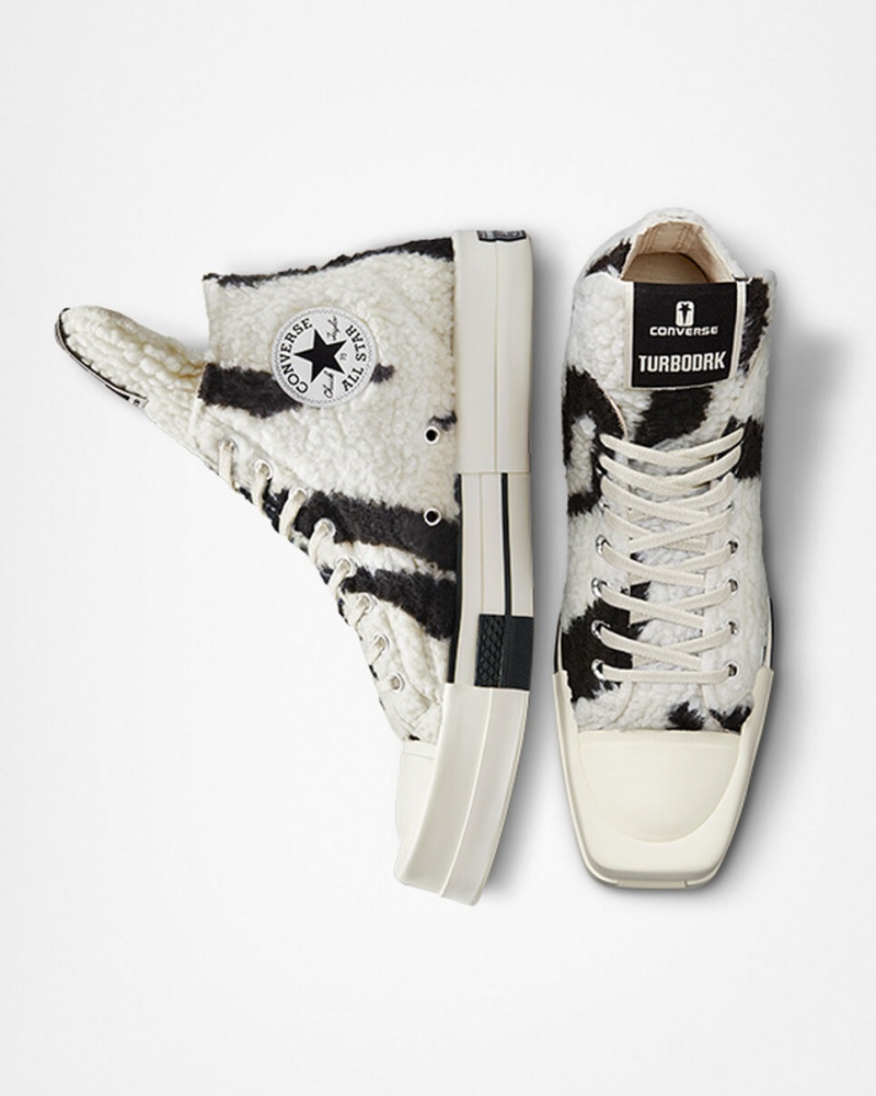 Converse Converse x DRKSHDW TURBODRK Chuck 70 Fehér Fekete | 126DAOQVM