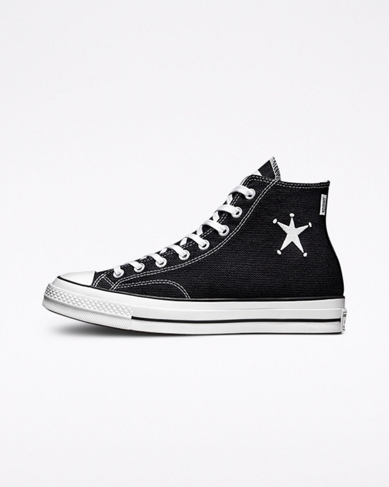 Converse Converse x Stüssy Chuck 70 Fekete Fehér Fekete | 915UBSGAY