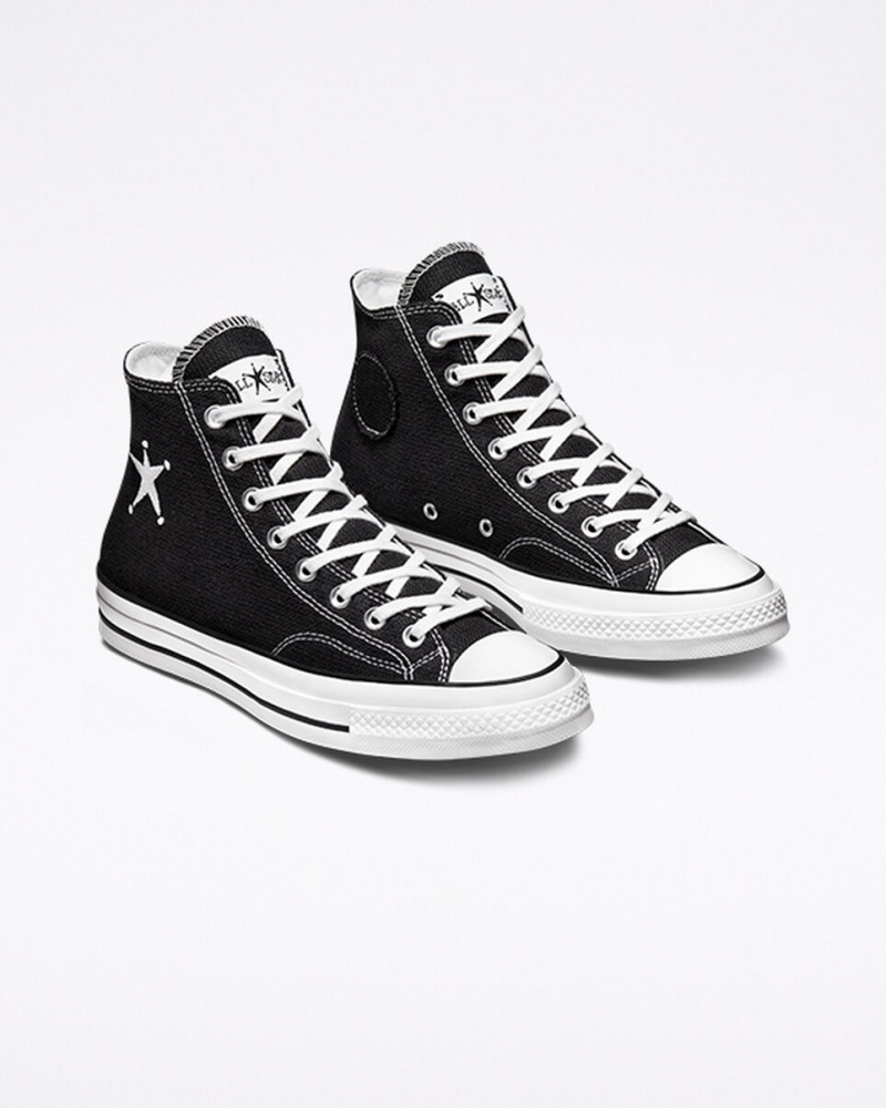 Converse Converse x Stüssy Chuck 70 Fekete Fehér Fekete | 915UBSGAY