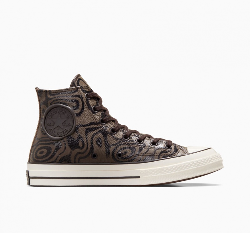 Converse Converse x Wonka Chuck 70 Chocolate Swirl Barna | 260ZVLXRW