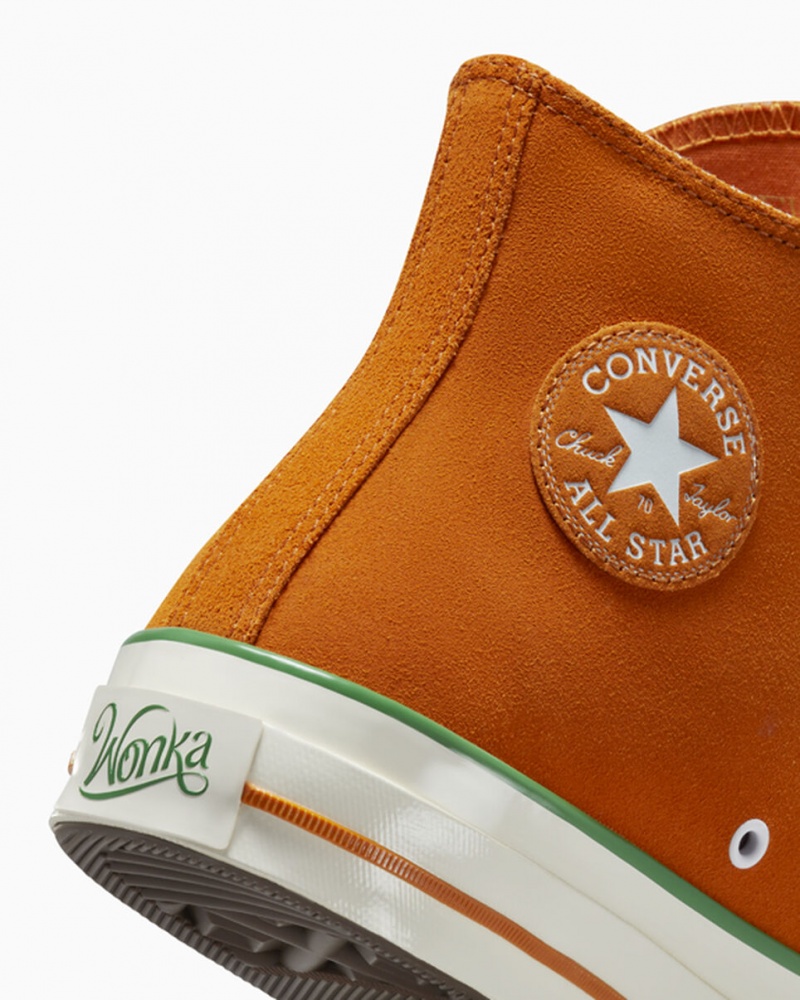 Converse Converse x Wonka Chuck 70 Oompa Loompa Narancssárga Zöld | 985BECSIP