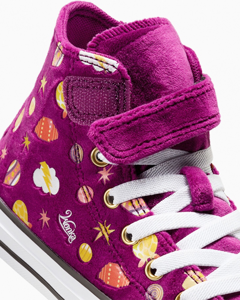 Converse Converse x Wonka Chuck Taylor All Star Easy On Lila Arany Fehér | 741LBPKJS