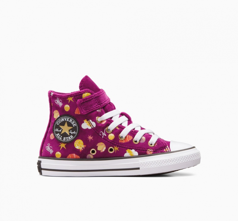 Converse Converse x Wonka Chuck Taylor All Star Easy On Lila Arany Fehér | 741LBPKJS