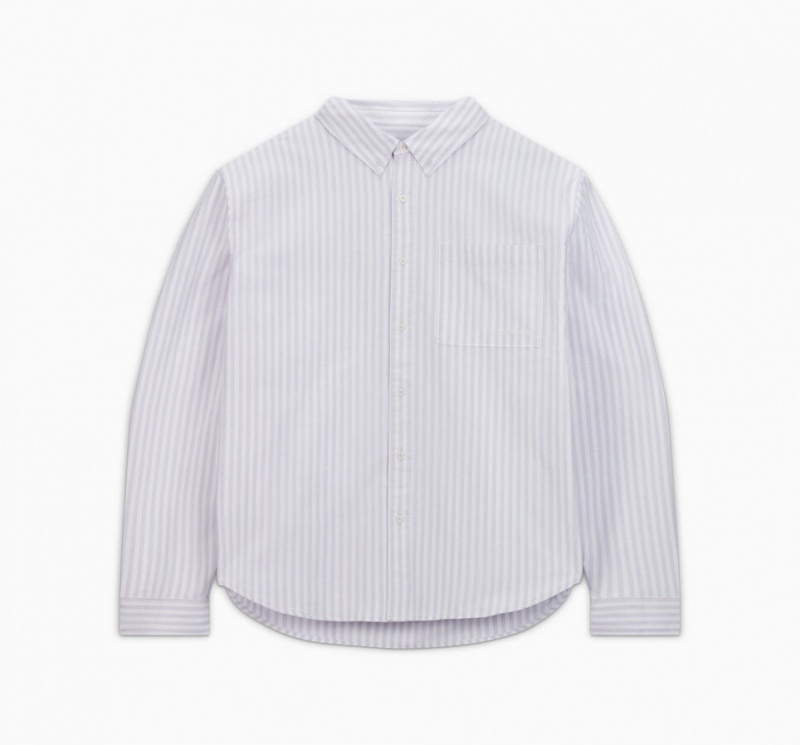 Converse Csíkos Oxford Button-Up Shirt Csíkok | 531CSIFPZ