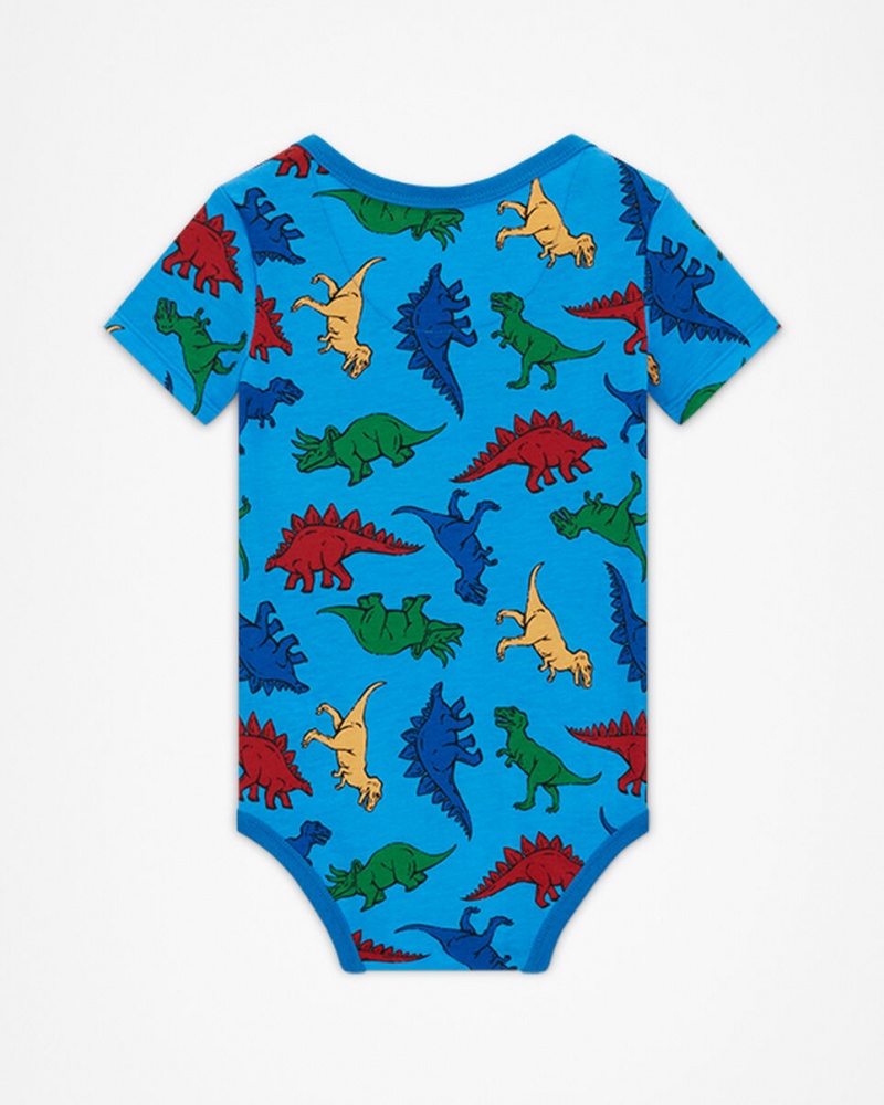 Converse Dino Explorer Csuklyás Coverall & Bodysuit Set Sötétkék | 435WTBGIQ