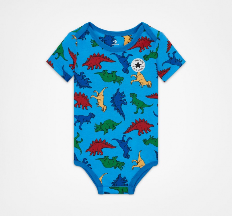 Converse Dino Explorer Csuklyás Coverall & Bodysuit Set Sötétkék | 435WTBGIQ