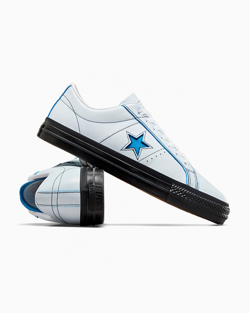 Converse Eddie Cernicky One Star Pro Fehér Fekete Kék | 591KVTPAO