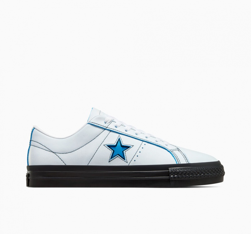 Converse Eddie Cernicky One Star Pro Fehér Fekete Kék | 591KVTPAO