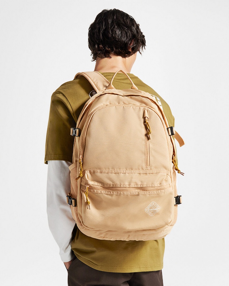 Converse Grafika Egyenes Edge Backpack Epic Dune | 578JNFRXZ