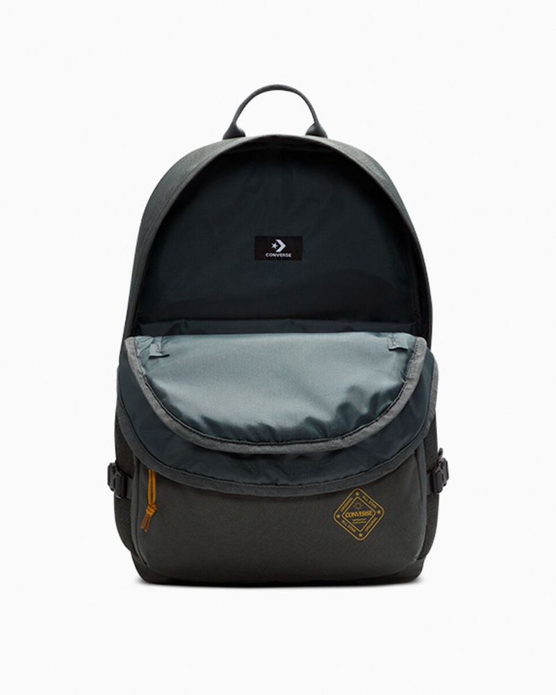 Converse Grafika Egyenes Edge Backpack Zöld | 465UZOQJH