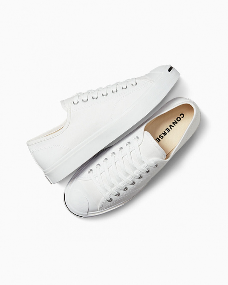 Converse Jack Purcell Fehér Fehér Fekete | 948KYNIRX