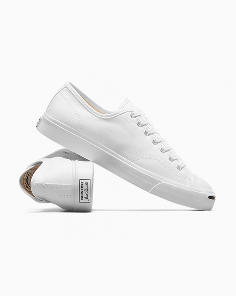 Converse Jack Purcell Fehér Fehér Fekete | 948KYNIRX