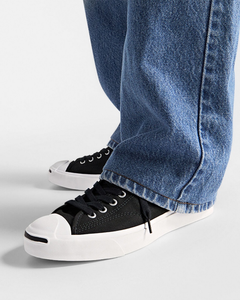 Converse Jack Purcell Fekete Fehér Fekete | 175XKWVEF